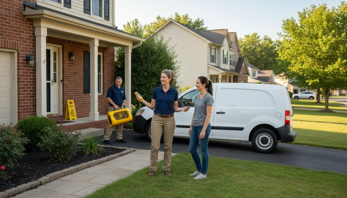 Water restoration image for Dehumidification And Cleanup Services in Neola, IA